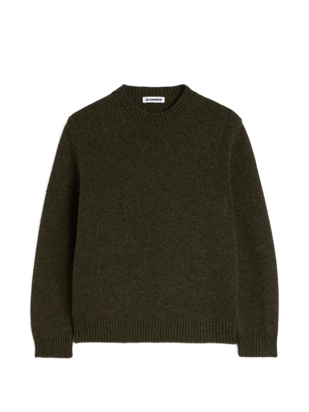 Jil Sander Maglione girocollo in lana - Verde