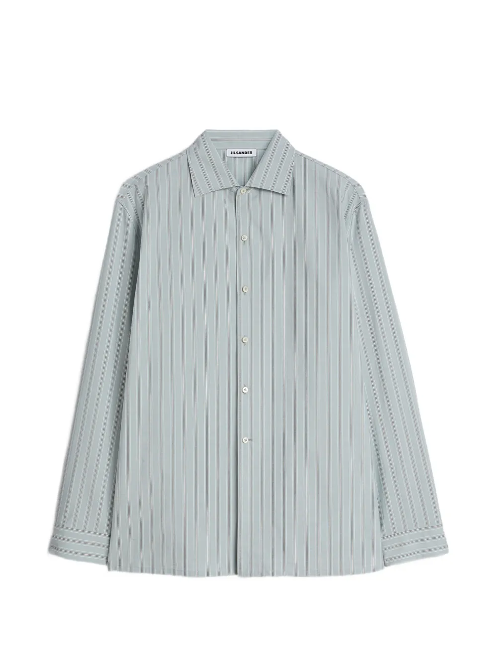 Jil Sander Gestreiftes Hemd - Blau