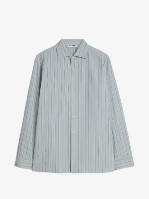 Jil Sander camisa con rayas estampadas