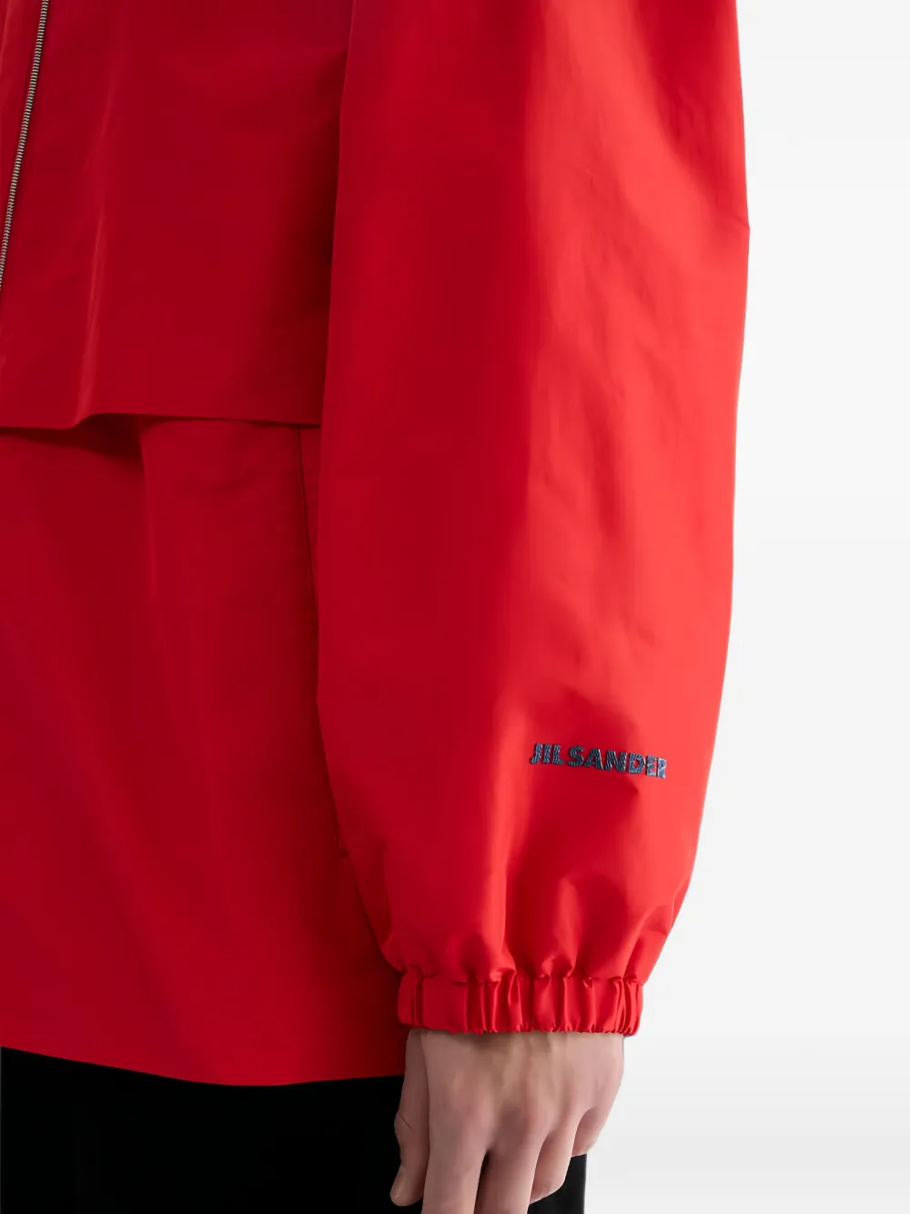 Jil Sander Jack met logodetail Rood