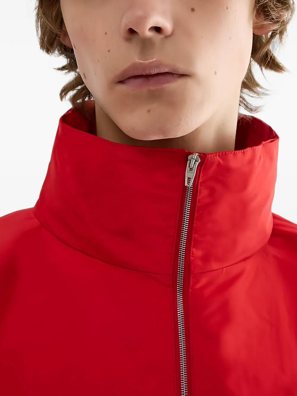 Jil Sander Jack met logodetail Rood