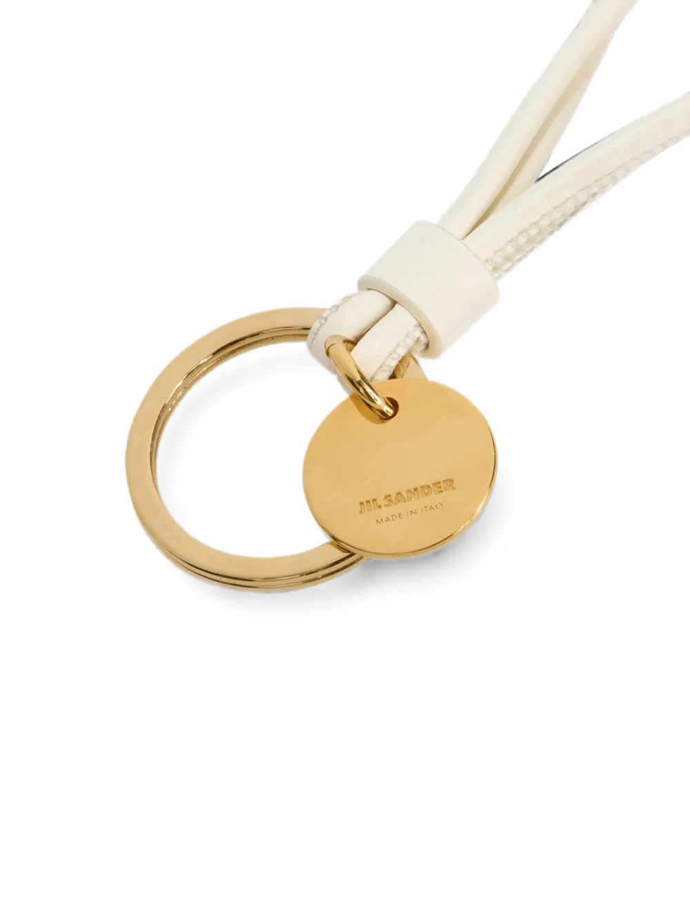 Jil Sander Geknoopte sleutelhanger Beige