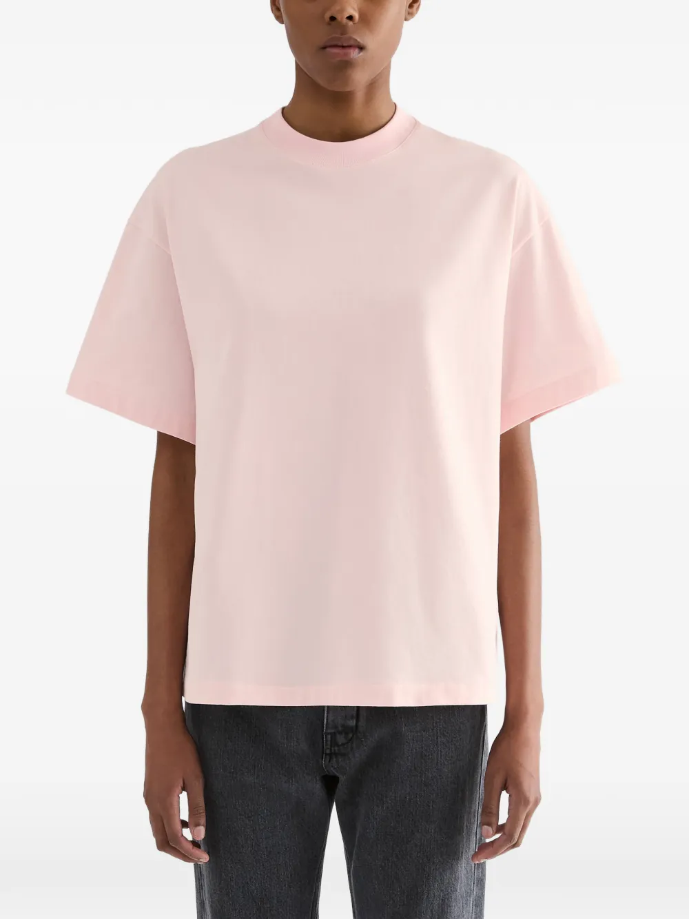 Jil Sander T-shirt met logoprint Roze
