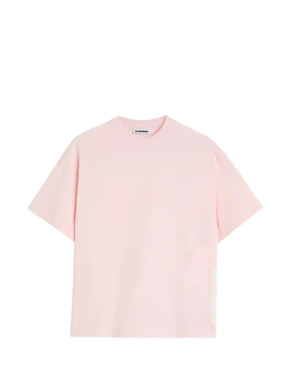 Jil Sander T-shirt met logoprint Roze