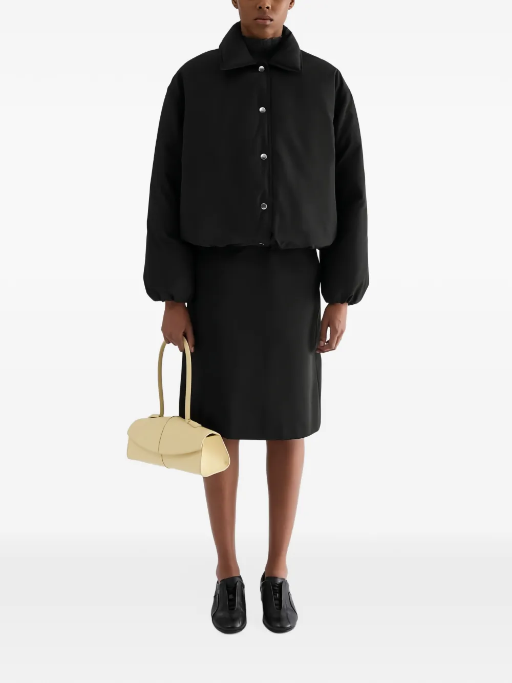 Jil Sander Jack met lange mouwen Zwart
