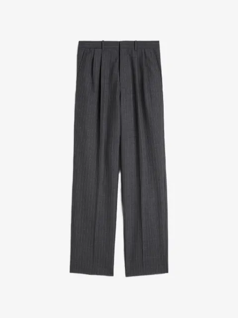 Jil Sander pantalones con estampado de rayas diplomáticas