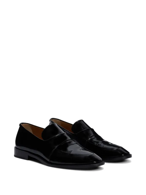 Jil Sander黒のレザーローファー Jil Sander レザーローファー | ブラック | FARFETCH JP