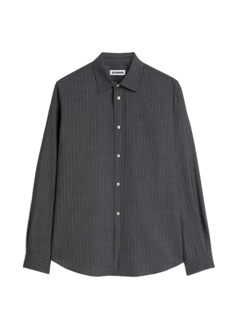 Jil Sander pinstripe-pattern wool shirt