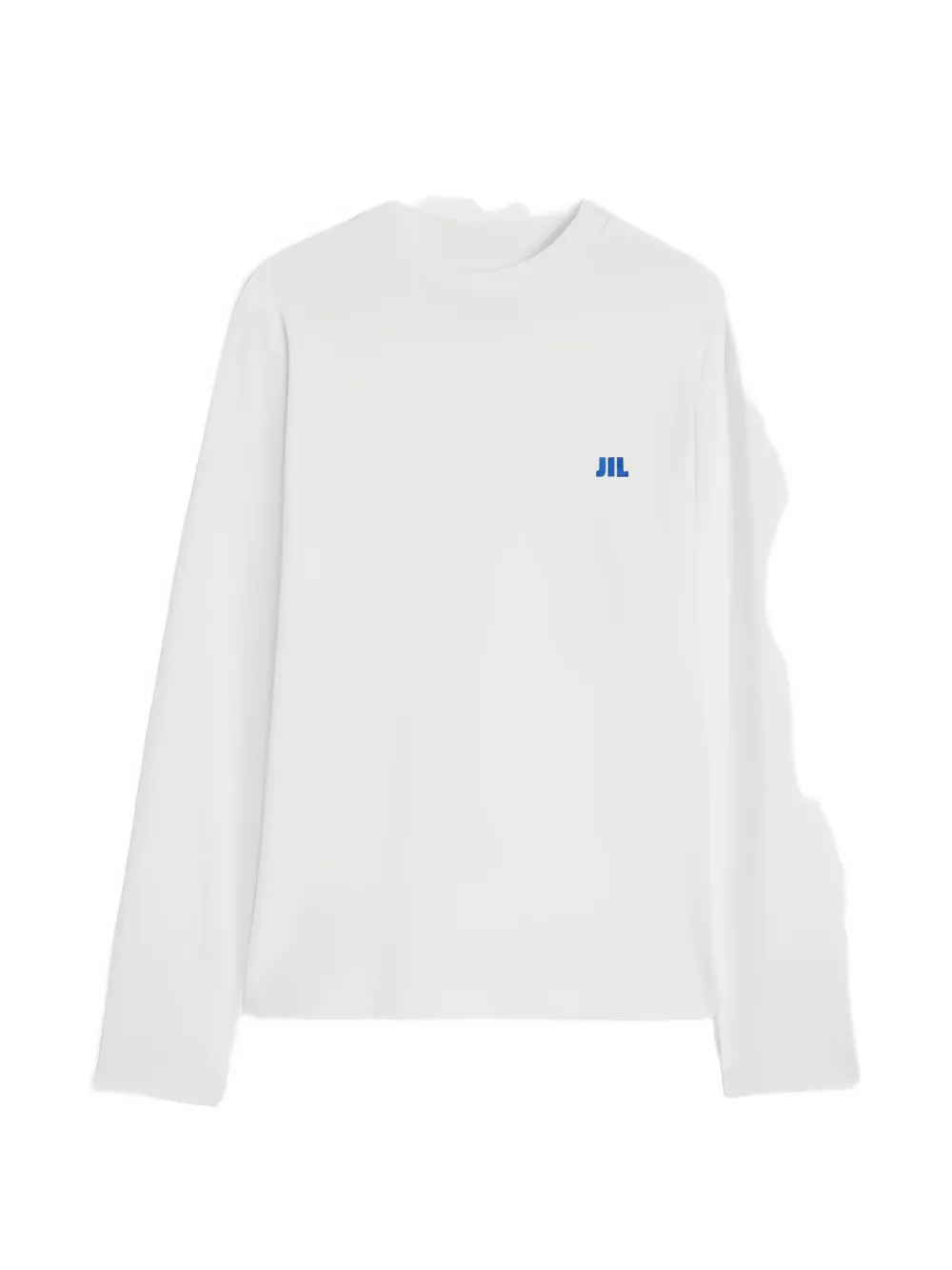 Jil Sander T-shirt met geborduurd logo Wit