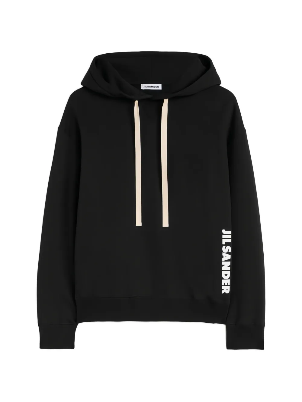 Jil Sander Hoodie mit Logo-Print - Schwarz