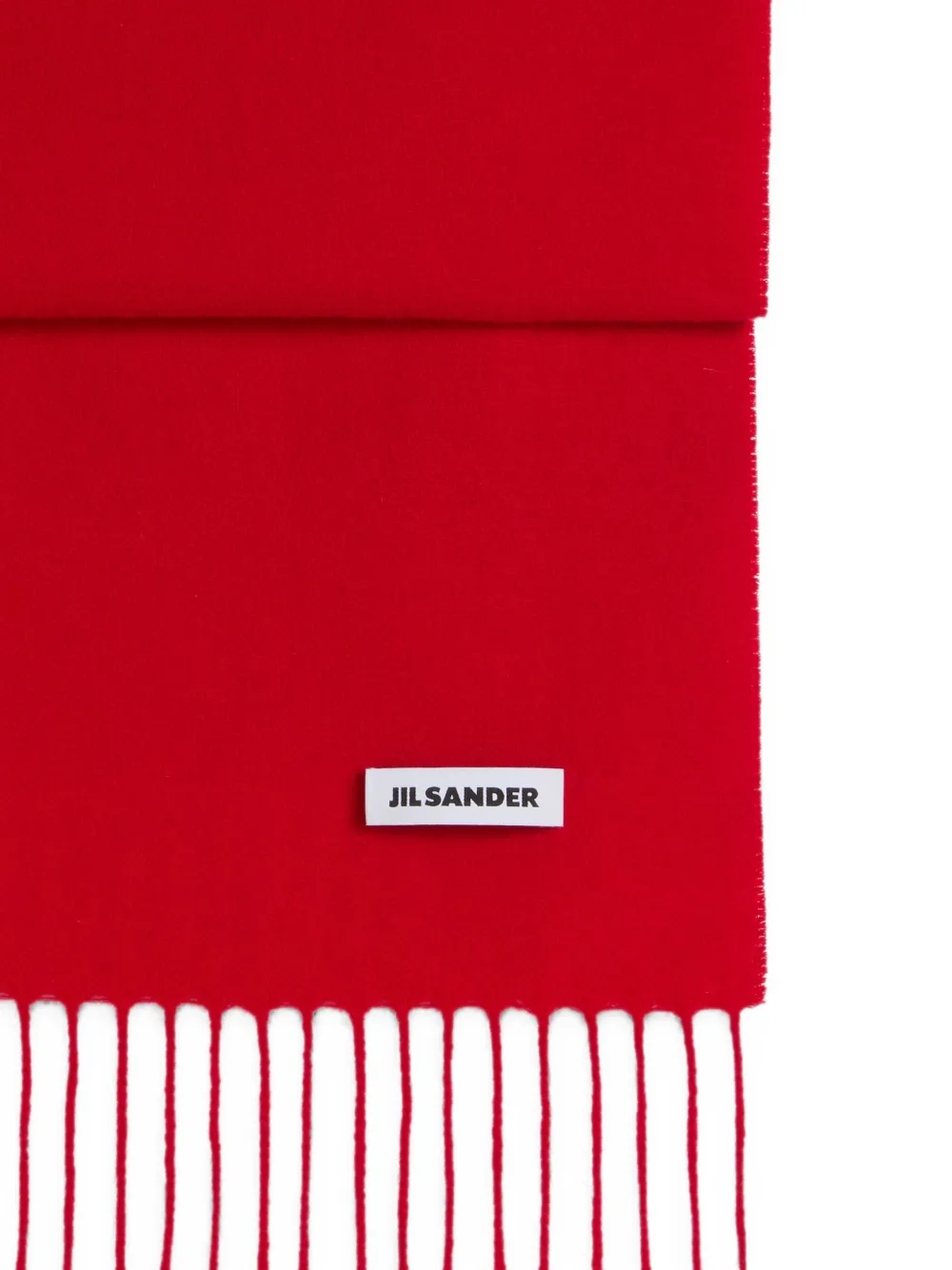Jil Sander Wollen sjaal Rood