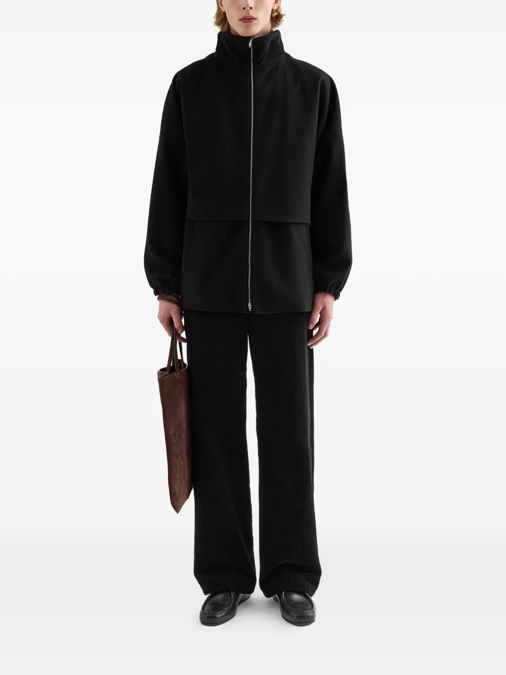 Jil Sander フーデッド ジャケット | ブラック | FARFETCH JP