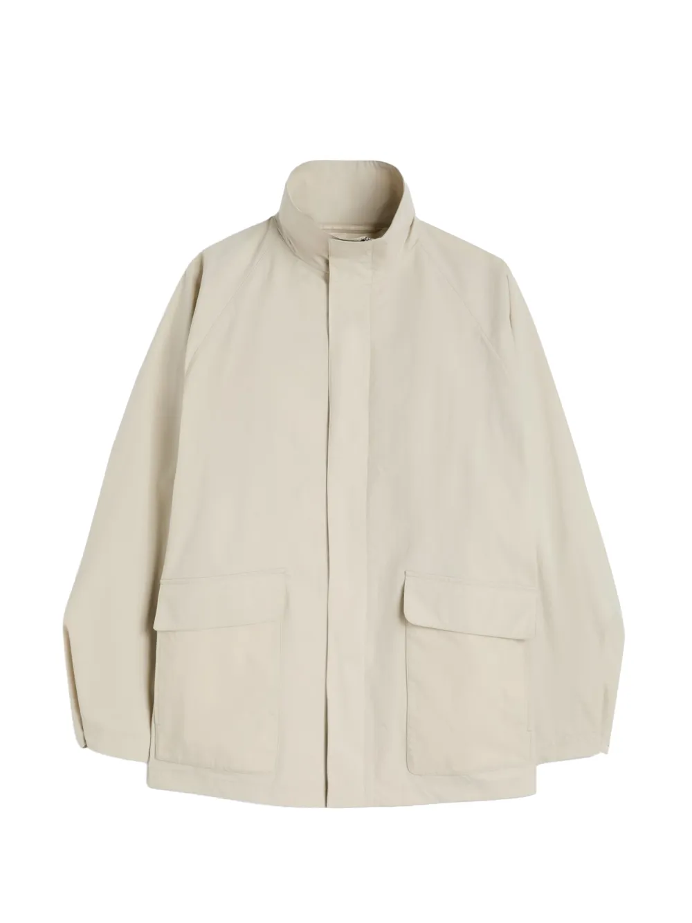 Jil Sander Shirtjack met raglan mouwen Beige