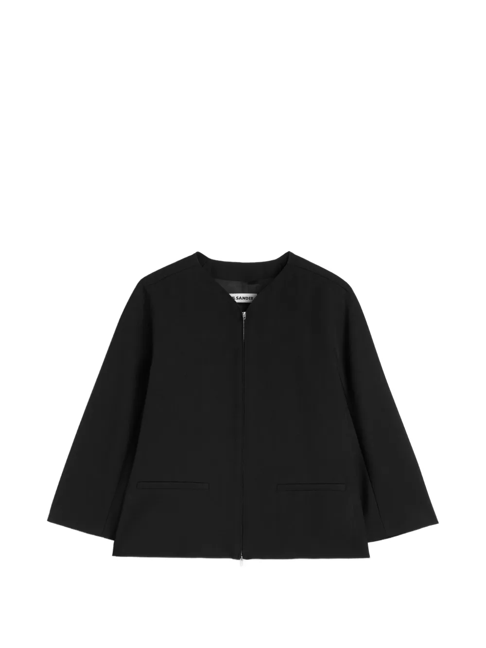 Jil Sander Giacca con tasche - Nero