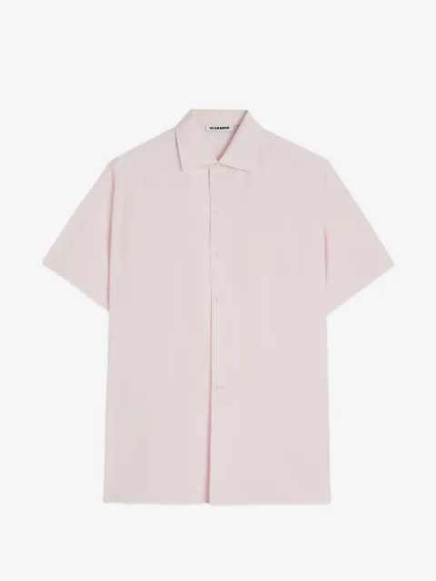 Jil Sander camisa de popelina manga corta