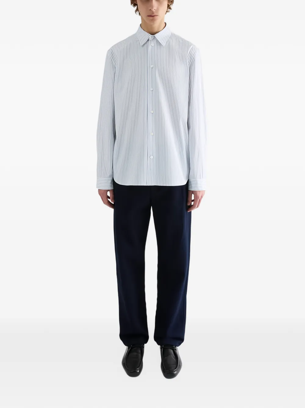 Jil Sander Jeans met toelopende pijpen Blauw