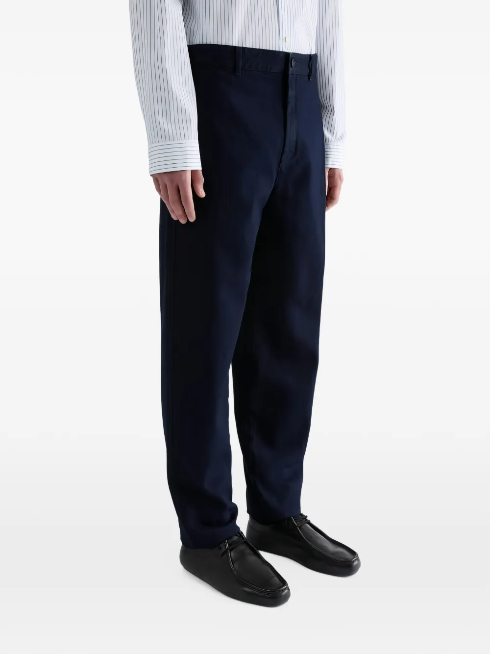 Jil Sander Jeans met toelopende pijpen Blauw