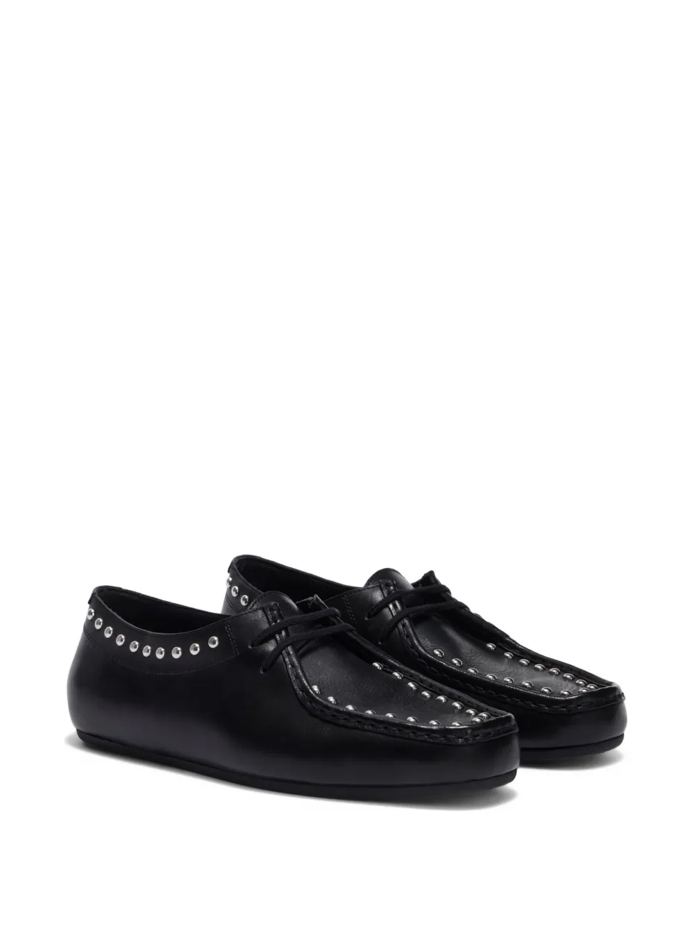 Jil Sander Hood loafers verfraaid met studs Zwart