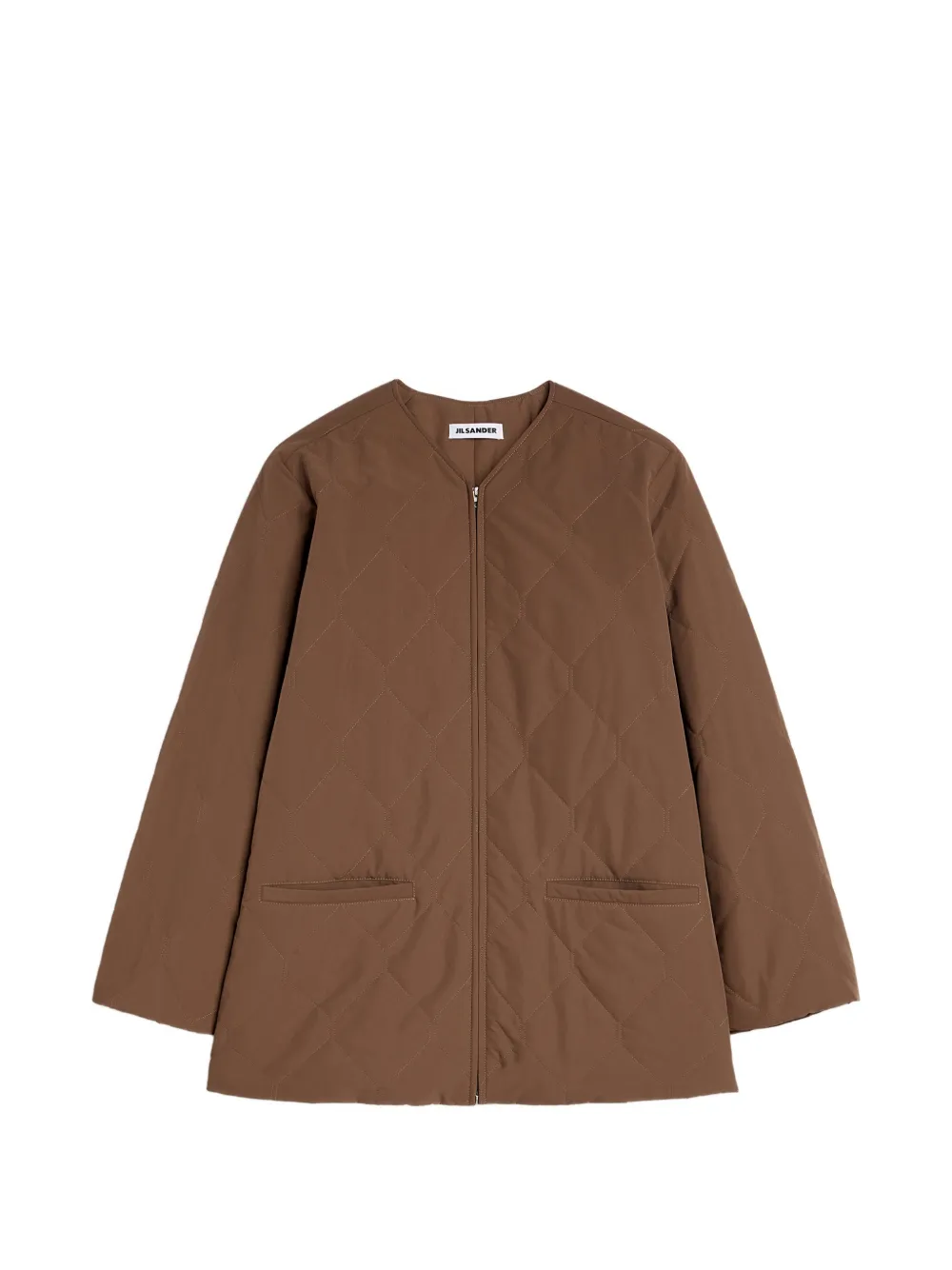 Jil Sander Giacca impermeabile trapuntata - Marrone