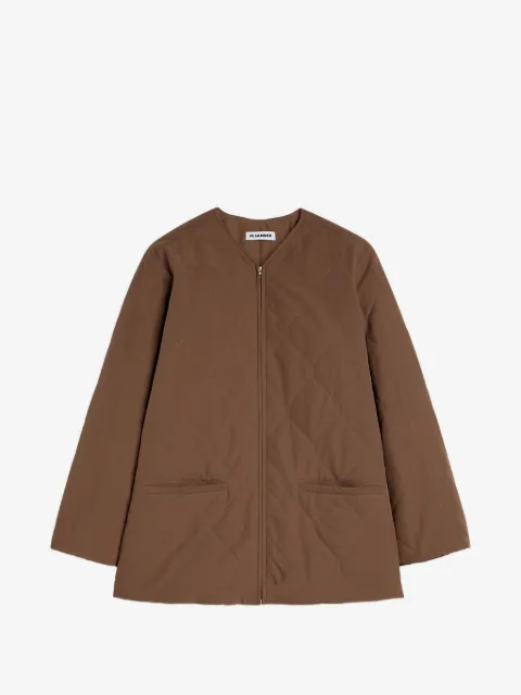Jil Sander chamarra capitonada impermeable