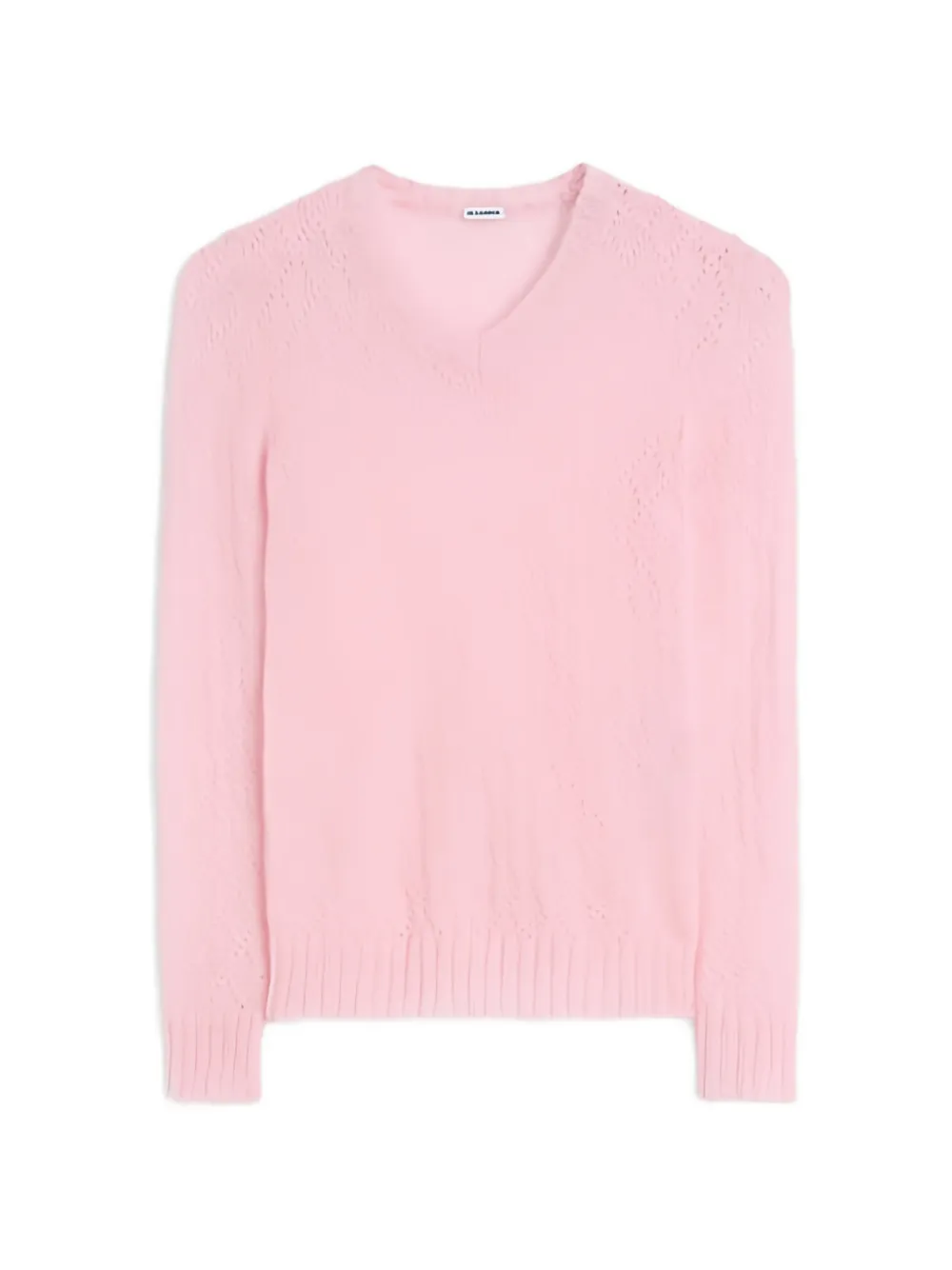 Jil Sander Trui met V-hals Roze
