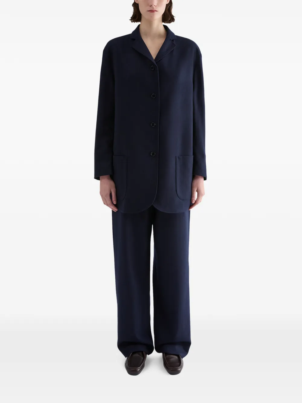 Jil Sander Jack met lange mouwen Blauw