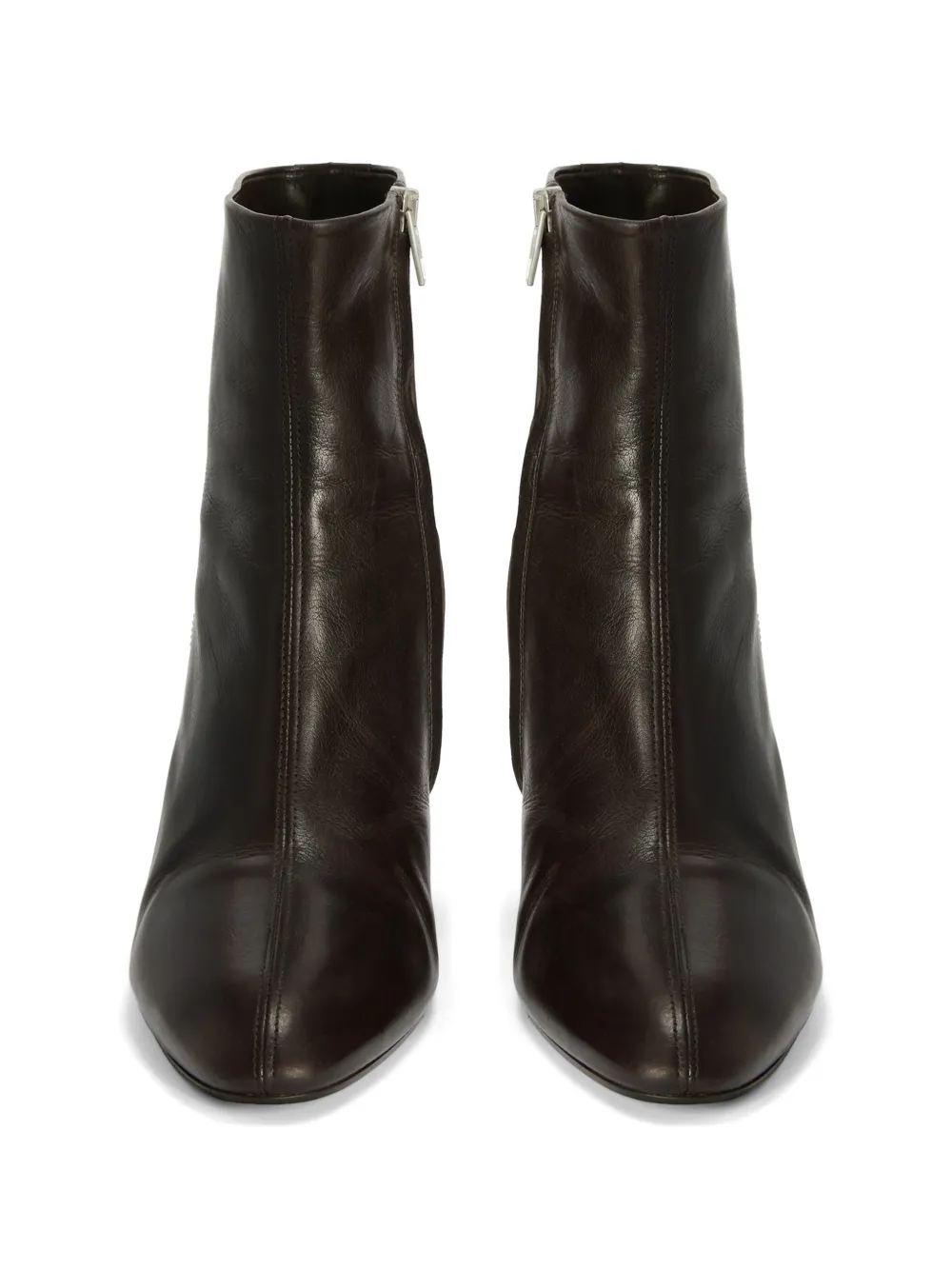 Jil Sander block-heel ankle boots Bruin
