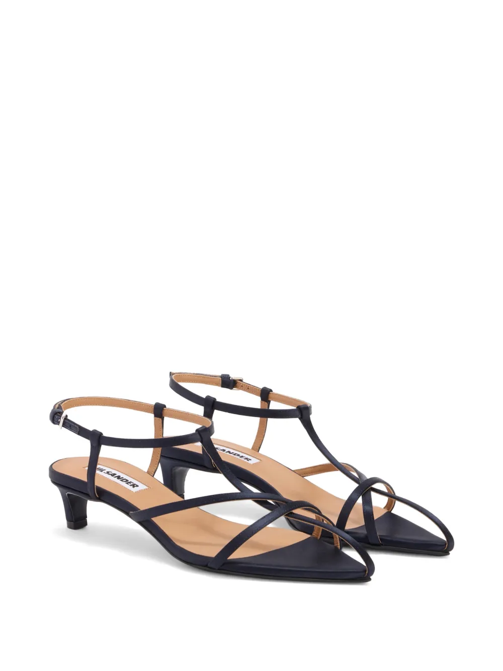Jil Sander pointed-toe sandals Blauw