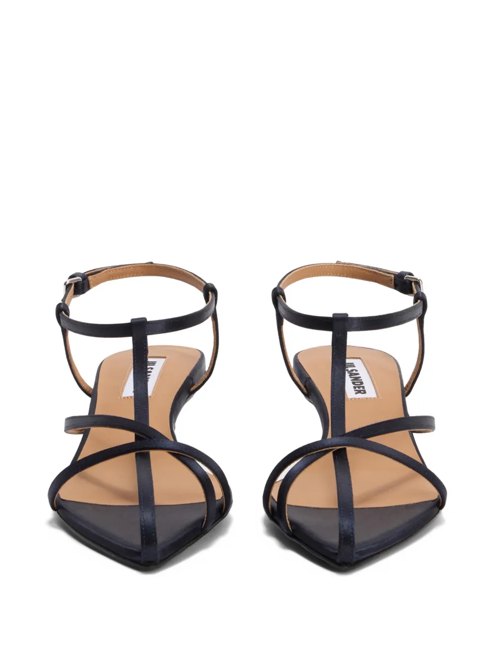 Jil Sander pointed-toe sandals Blauw