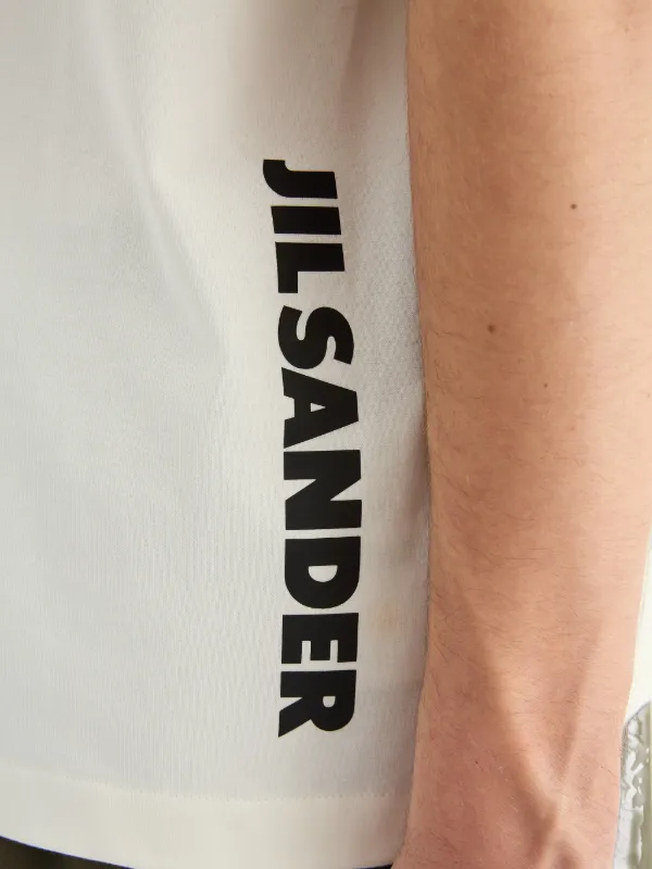 Jil Sander logo-print crew-neck T-shirt | White | FARFETCH
