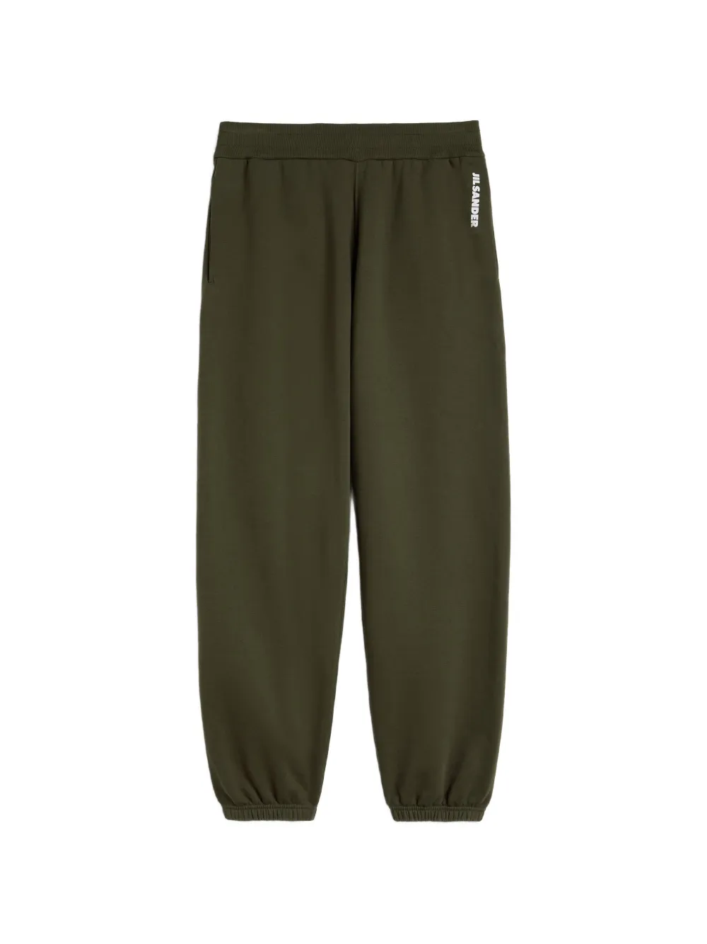 Jil Sander Pantaloni sportivi in cotone con logo - Verde