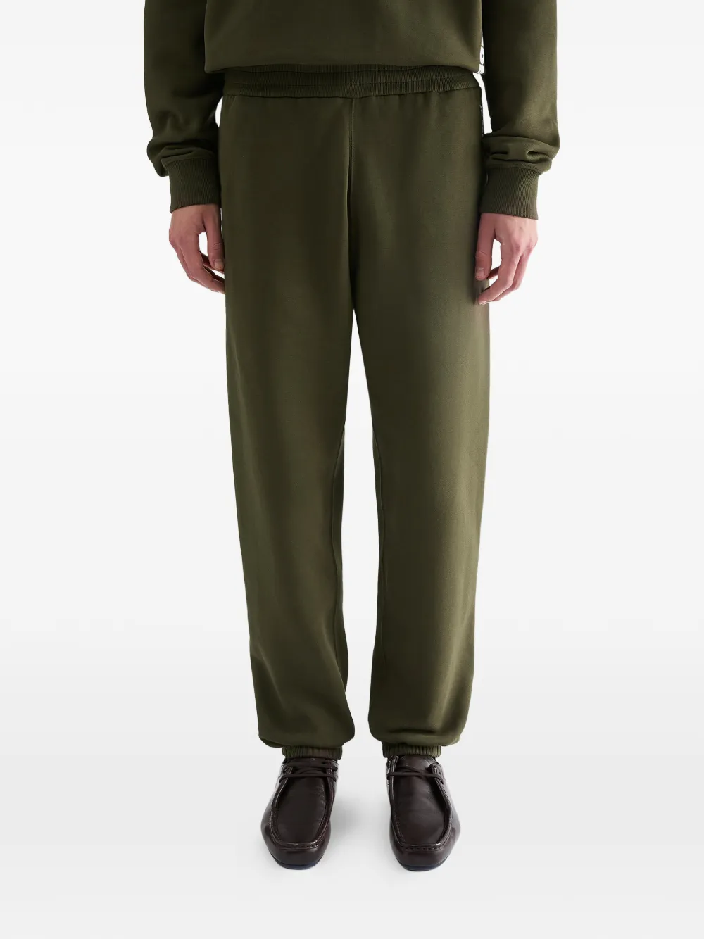Jil Sander Trainingsbroek met logoprint Groen