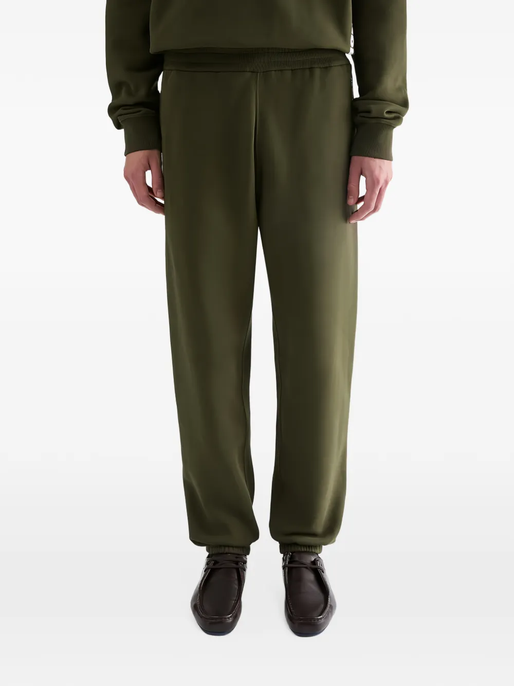 Jil Sander Trainingsbroek met logoprint Groen