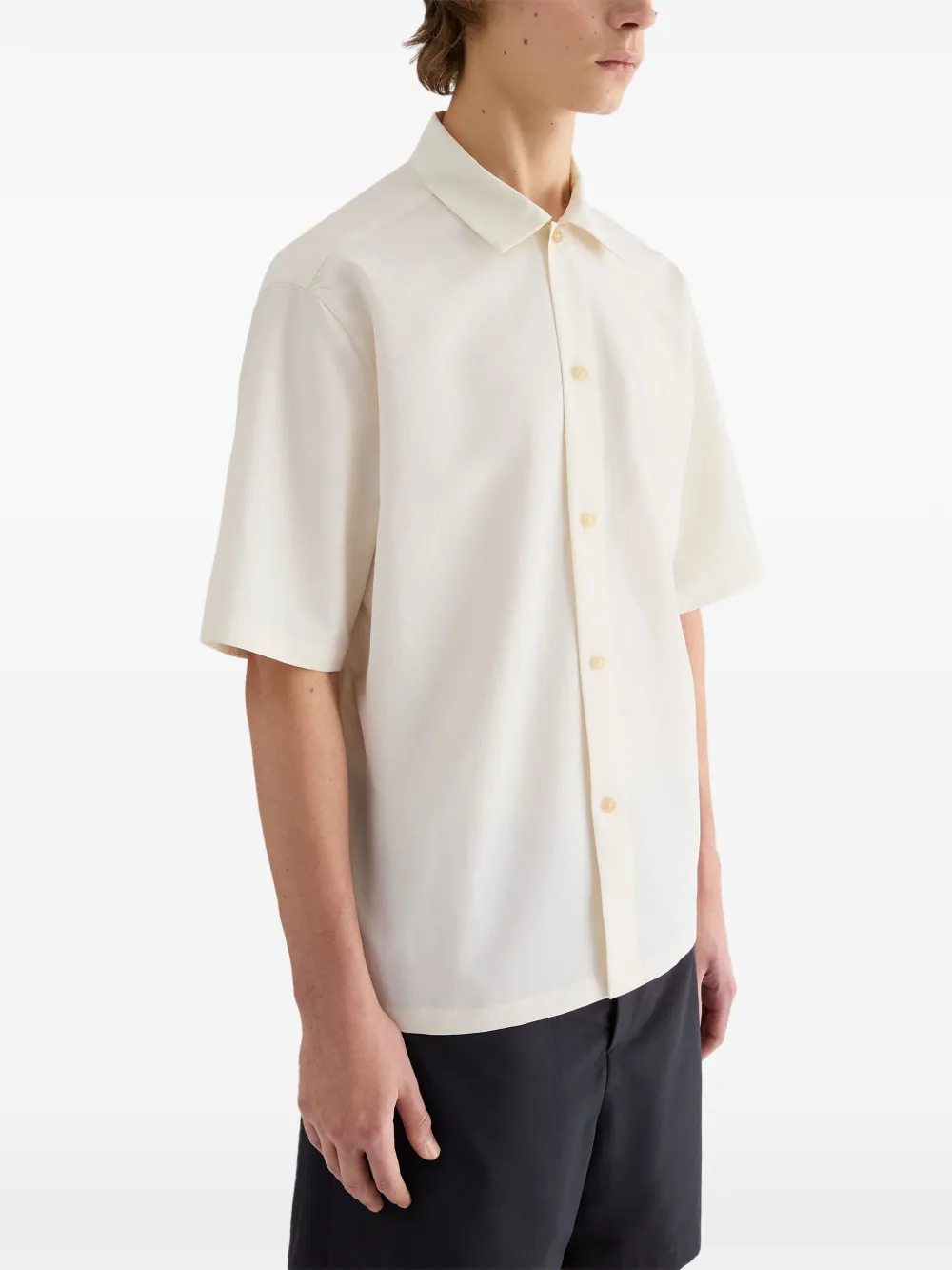 Jil Sander Boxy overhemd Wit