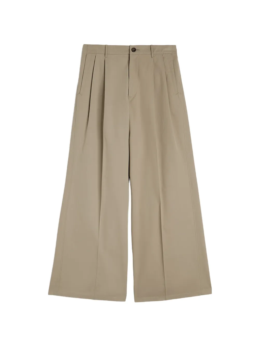 Jil Sander pleated wide-leg trousers - Neutrals