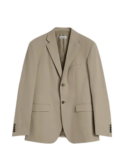 Jil Sander single-breasted cotton blazer