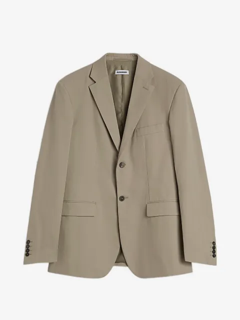Jil Sander بليزر قطن بصف أزرار