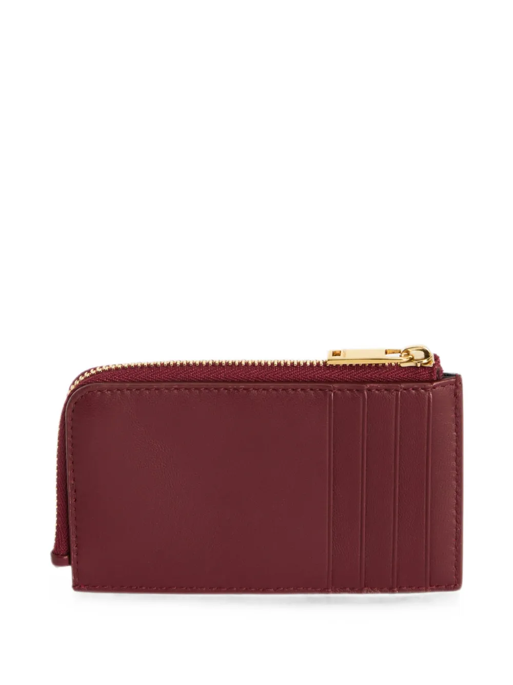Jil Sander Linea kleine portemonnee Rood