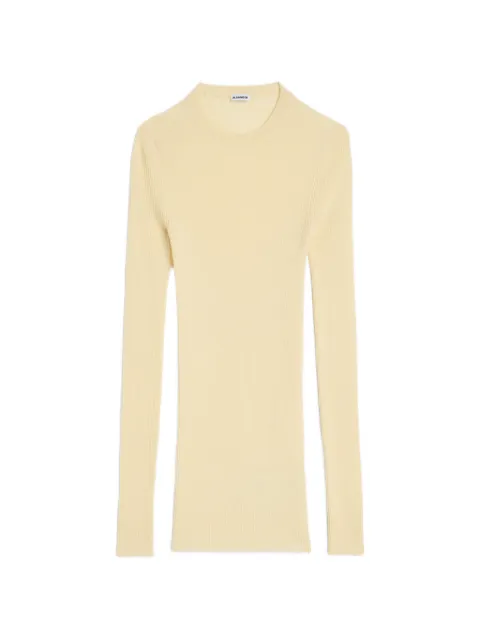 Jil Sander sudadera tejida de canalé
