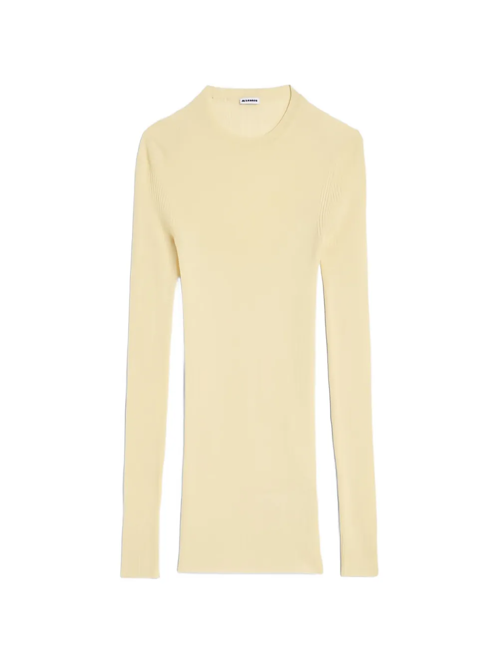 Jil Sander Geribbelde sweater Geel