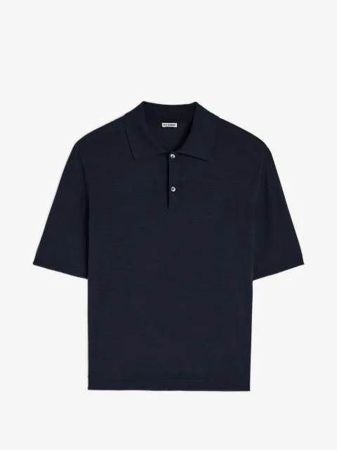 Jil Sander short-sleeve wool polo shirt