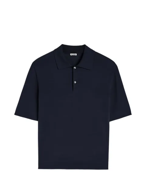 Jil Sander short-sleeve wool polo shirt
