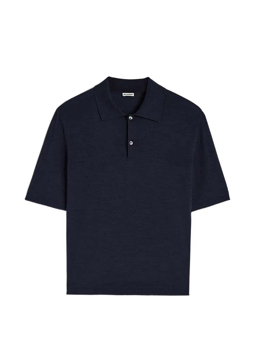 Jil Sander lightweight wool polo T-shirt