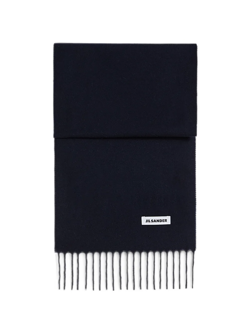 Jil Sander Sciarpa slim in lana - Blu