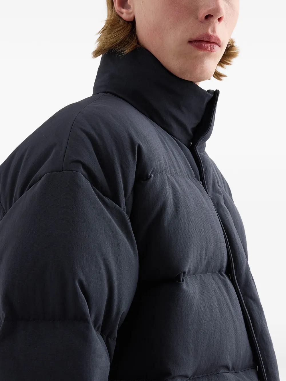 Jil Sander Gewatteerde donsjas Blauw