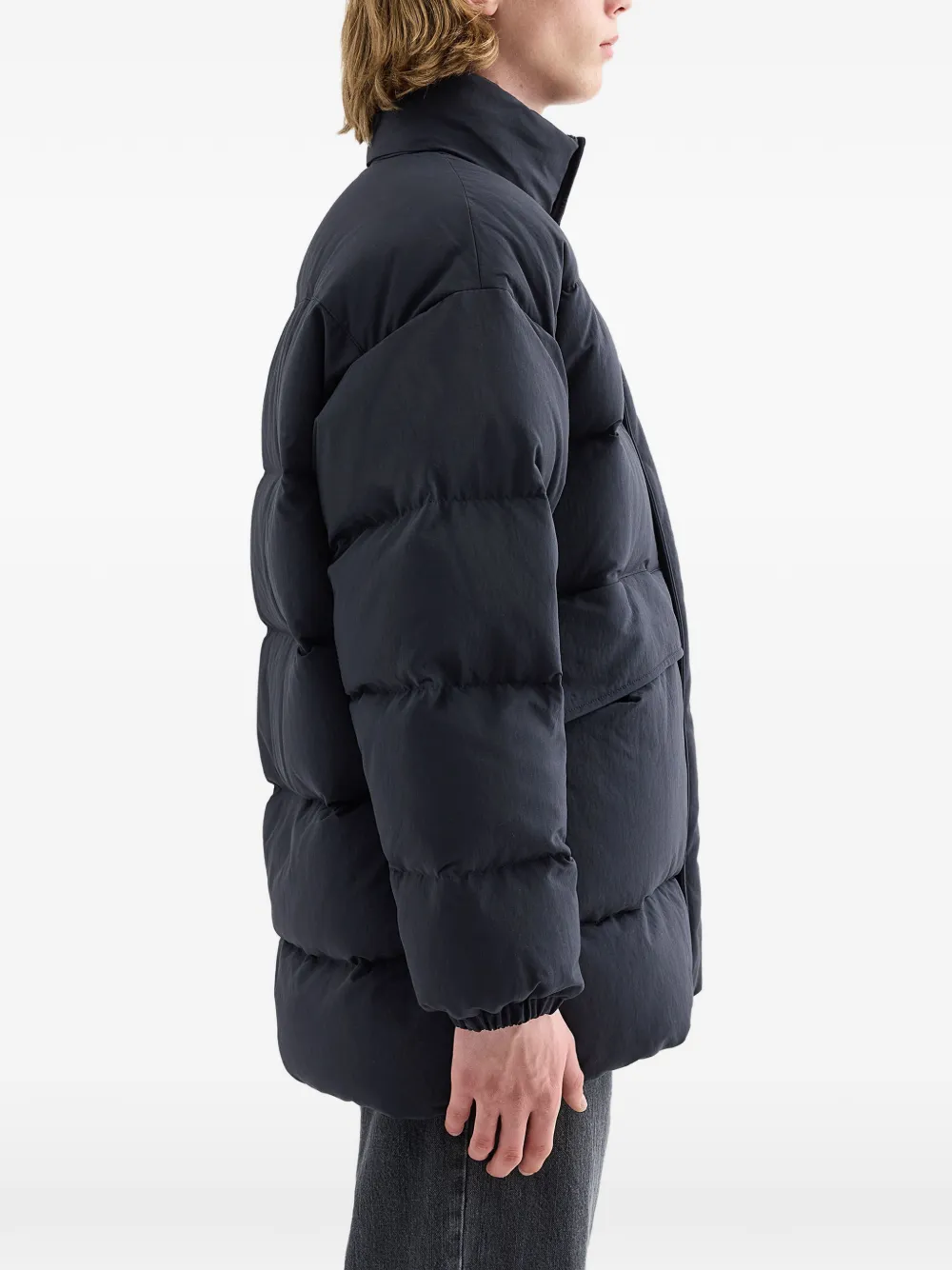 Jil Sander Gewatteerde donsjas Blauw