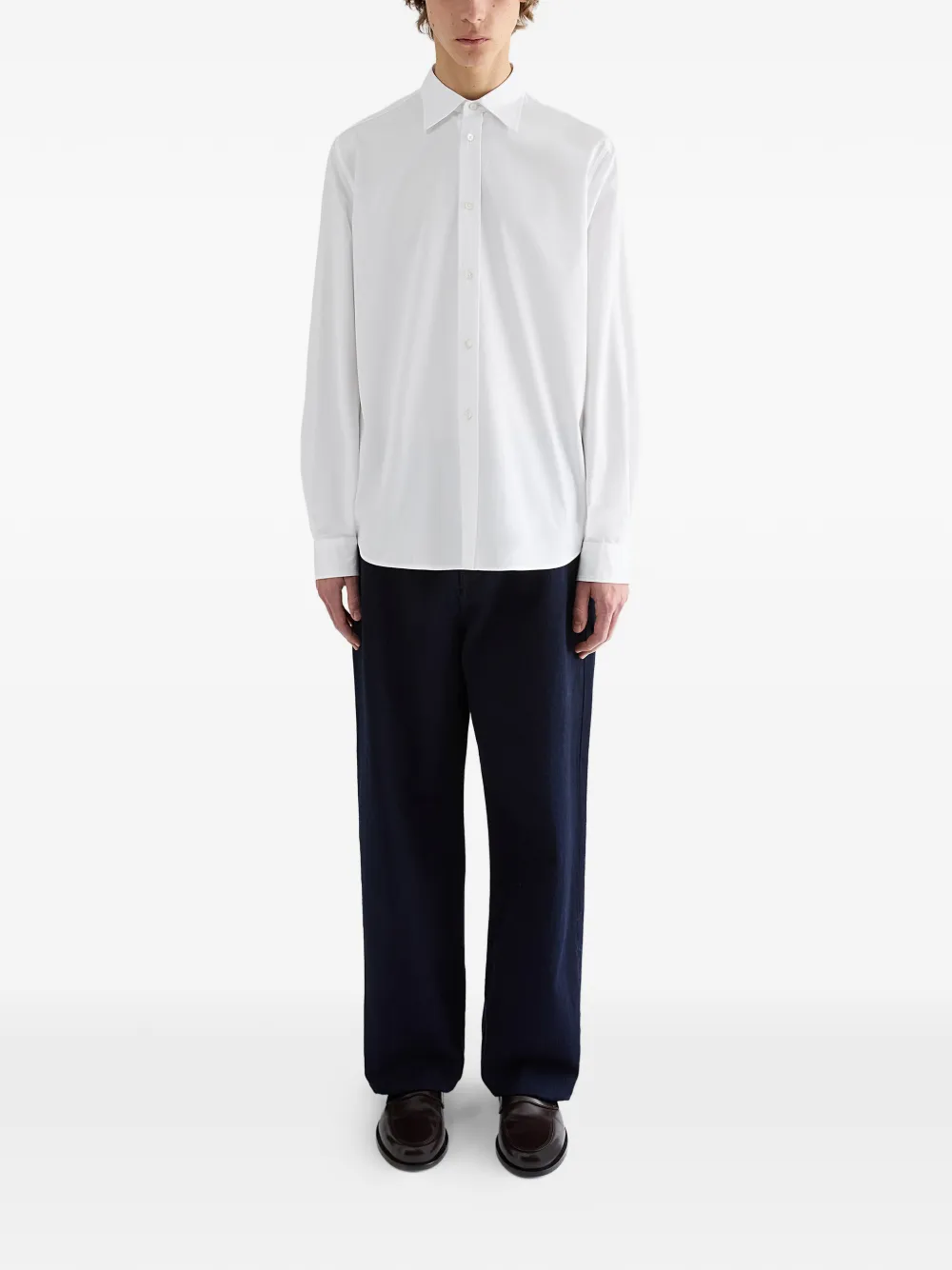 Jil Sander Popeline overhemd Wit