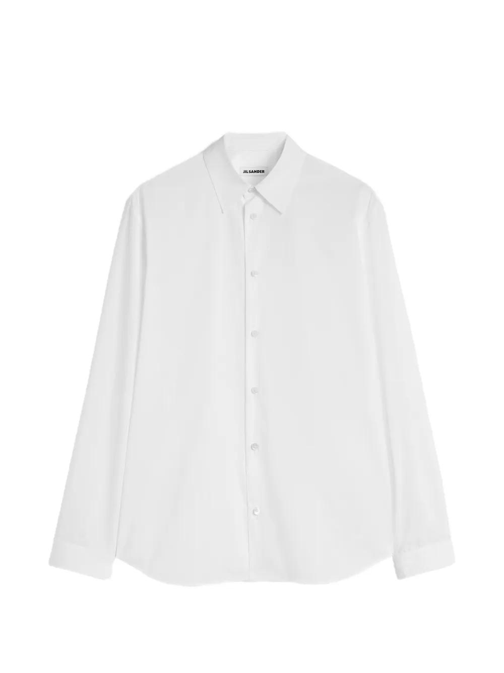 Jil Sander Hemd aus Popeline - Weiß