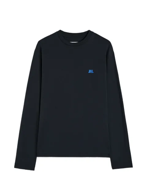 Jil Sander logo-embroidered long-sleeves sweatshirt