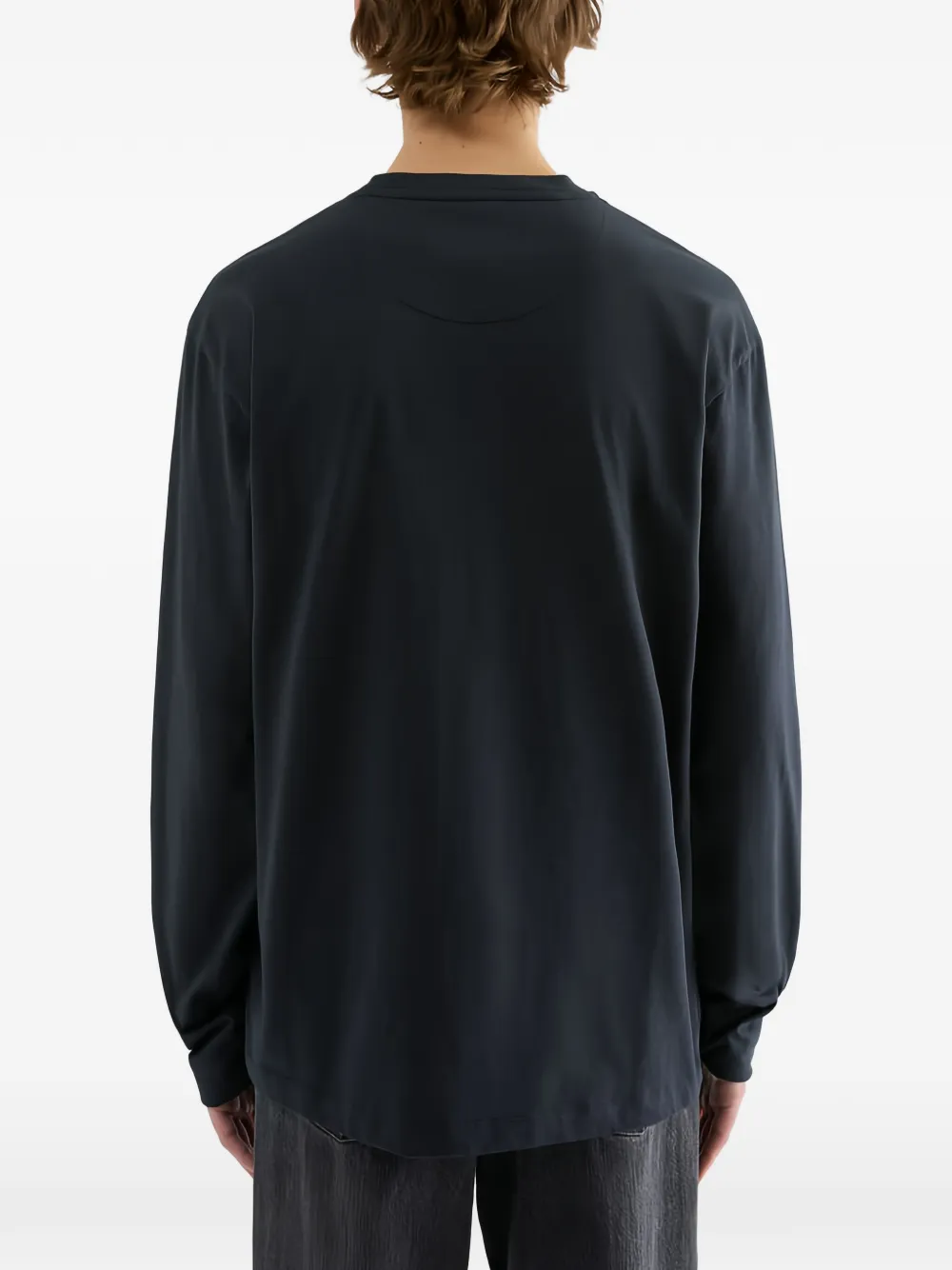 Jil Sander Jil T-shirt met logo Blauw